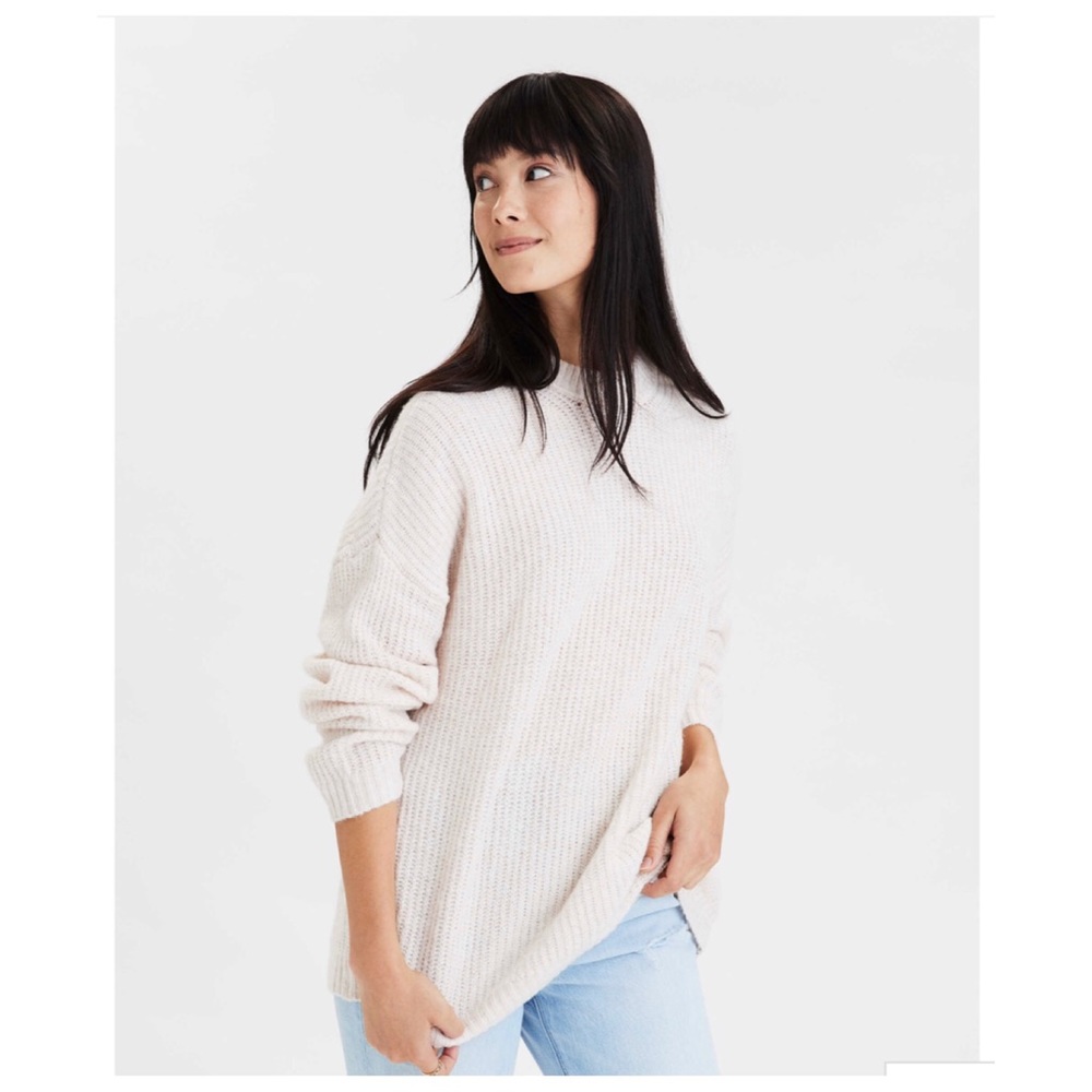 Blush American Eagle Softest Oversized Sweater